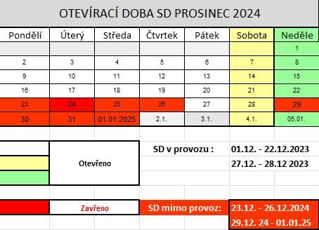 Vánoční otvírací doba