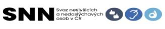 Logo Svazu neslyšících a nedoslýchavých Logo Svazu neslyšících a nedoslýchavých