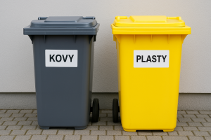 Kovové obaly nelze v Žatci vyhazovat do žlutých nádob na plasty