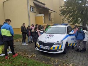 Preventivní přednáška strážníků v dětském domově